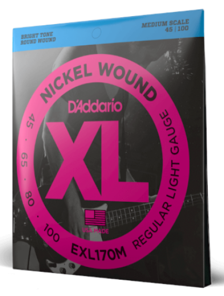 Preview: Daddario EXL170M Medium Scale, 45-100